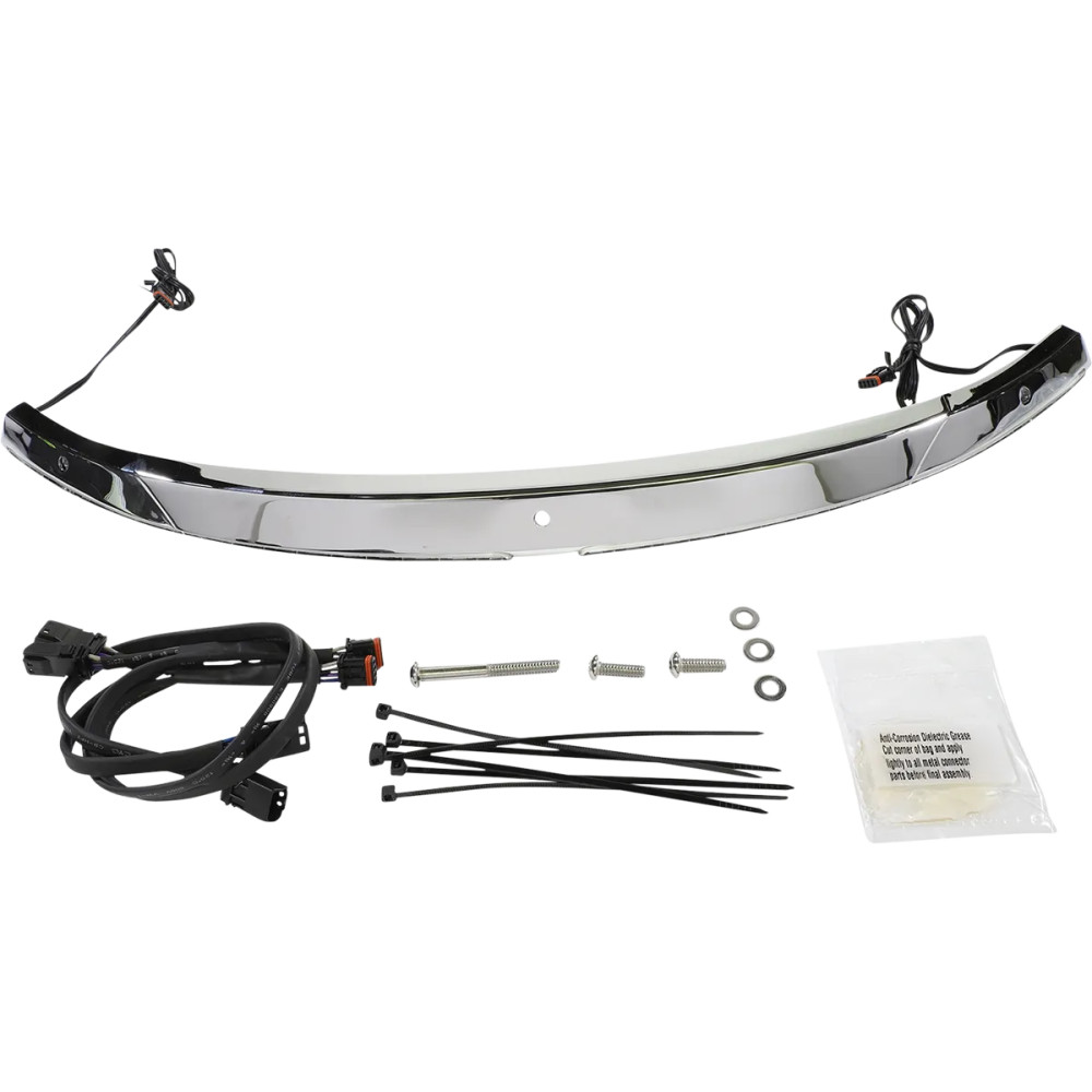 Embellecedor de parabrisas de acero — Harley-Davidson Horizon, cromo