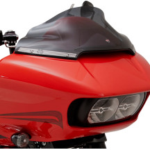 Flare™ Series Windshield Trim — Black, Chrome