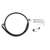 Stainless Steel Brake Line Kit — 98.5 cm, Black