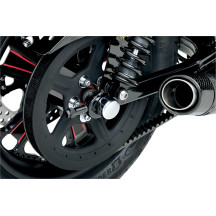 Rotor, Sprocket and Belt Mounting Hardware Kit — 44.4 mm (1-3/4"), Chrome, fits cast & spoke rear wheels