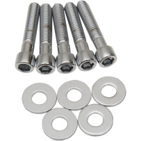 Rotor, Sprocket and Belt Mounting Hardware Kit — 57.2 mm (2-1/4"), for cast and spoke rear wheels, Chrome