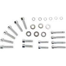 Transmission Side Cover Bolt Kit — socket-head, chrome