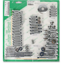 Big Twin Motor Sets — Chrome, Silver, Polished