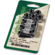 Kit de rotor a cubo para freno de disco — 3/8-16, 25,4 mm (1\"), plata