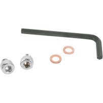 Fork Drain Plugs — For 41 mm tubes, Chrome