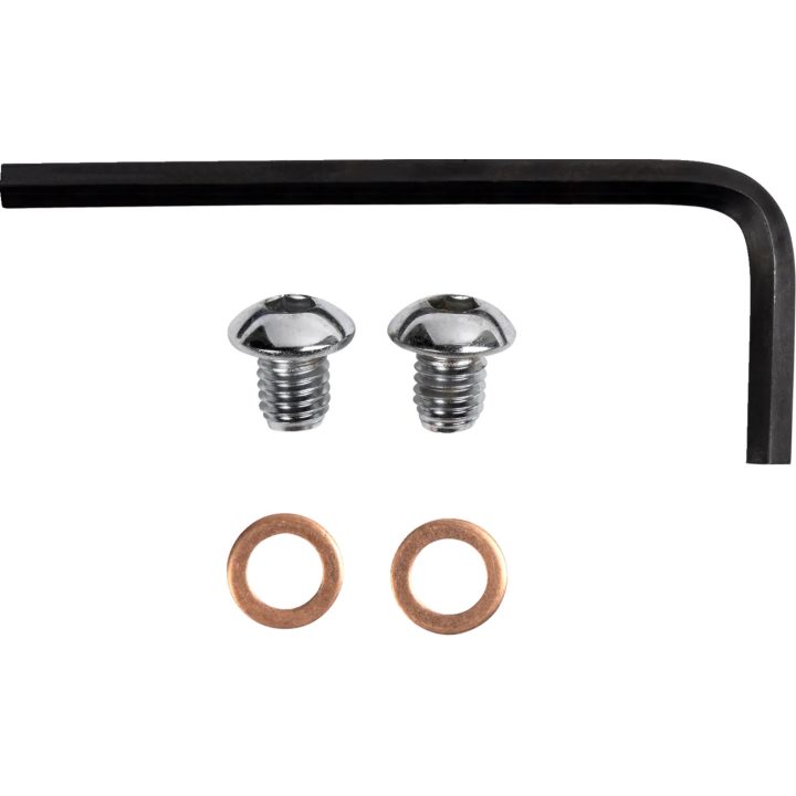 Tapones de drenaje de horquilla — Para tubos de 41 mm, cromo