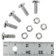 Kit de rotor a cubo para freno de disco — rosca 5/16-18, 22.2 mm (7/8"), plateado