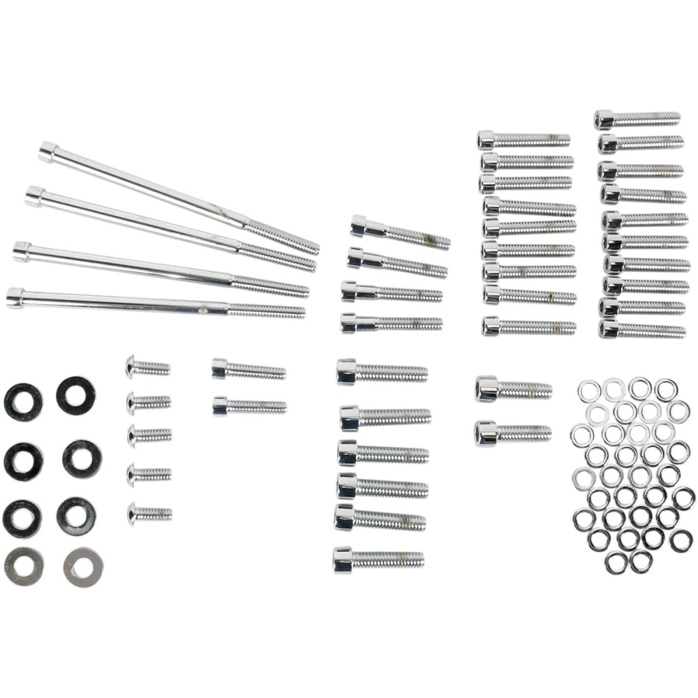 Side Cover Bolt Kit — Chrome