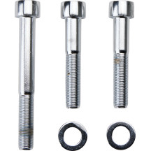 Caliper Mounting Bolt Kit — Socket-head, for front, Chrome