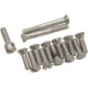 Kit de tornillos para la tapa superior de la transmisión — chapado en cadmio, plateado
