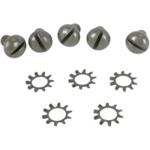 Wheel Hub Outer Screw Kit — Parkerized, Silver