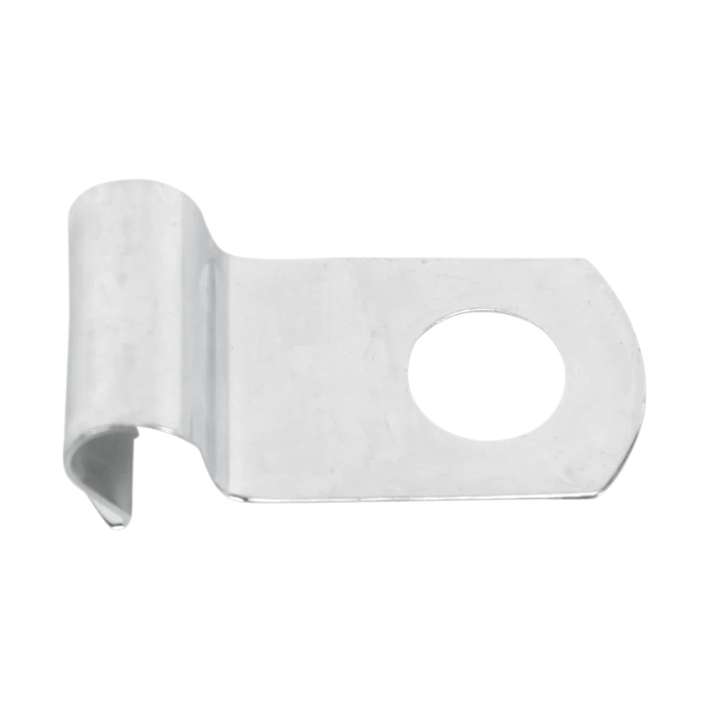 Speedometer Cable Clamp — Silver, Zinc-Plated