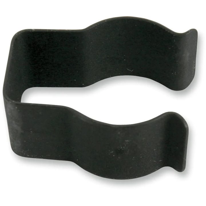 Clip para cable/alambre — Negro, parkerizado