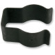 Clip para cable/alambre — Negro, parkerizado