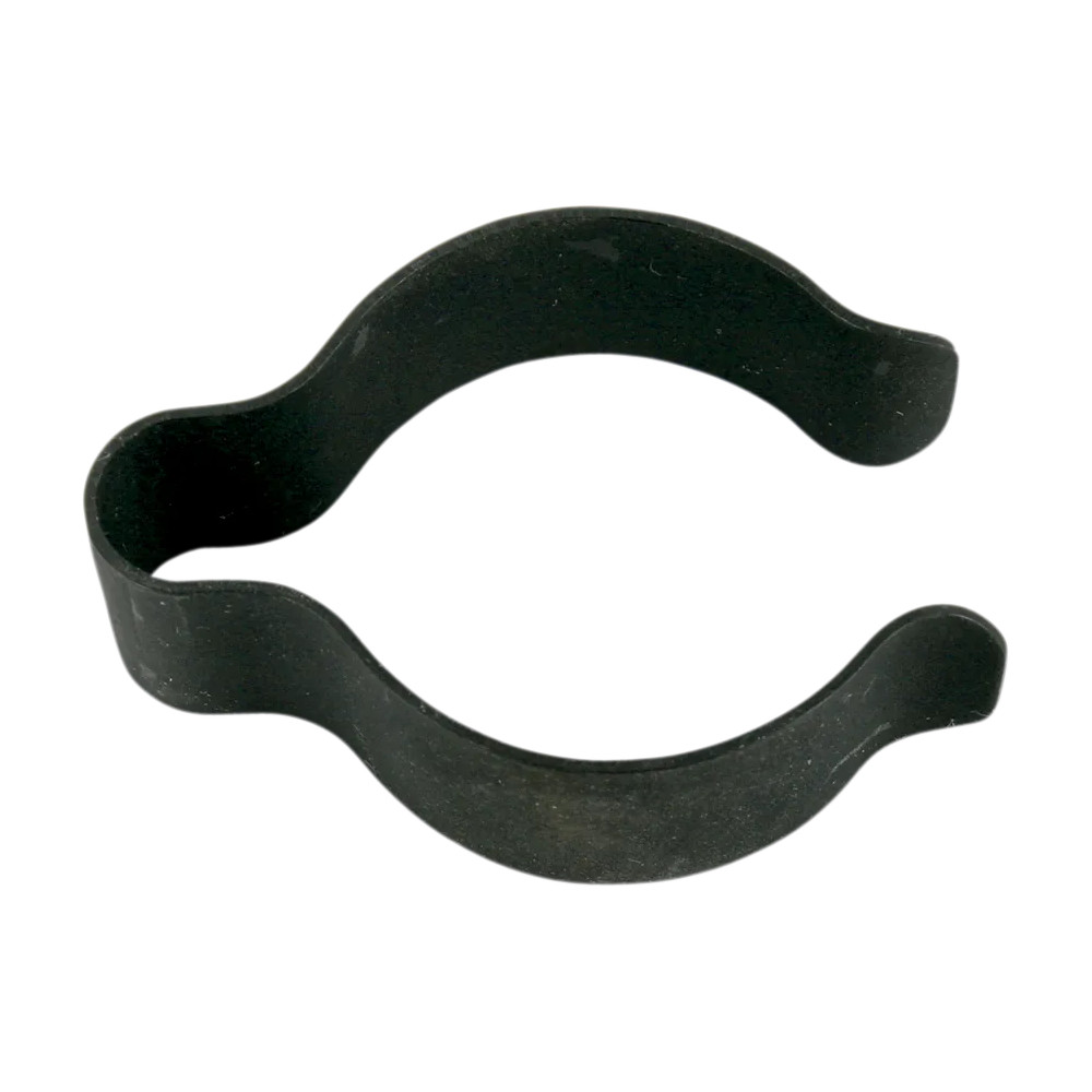 Wire/Cable Clip — Black, Parkerized, 2450-1