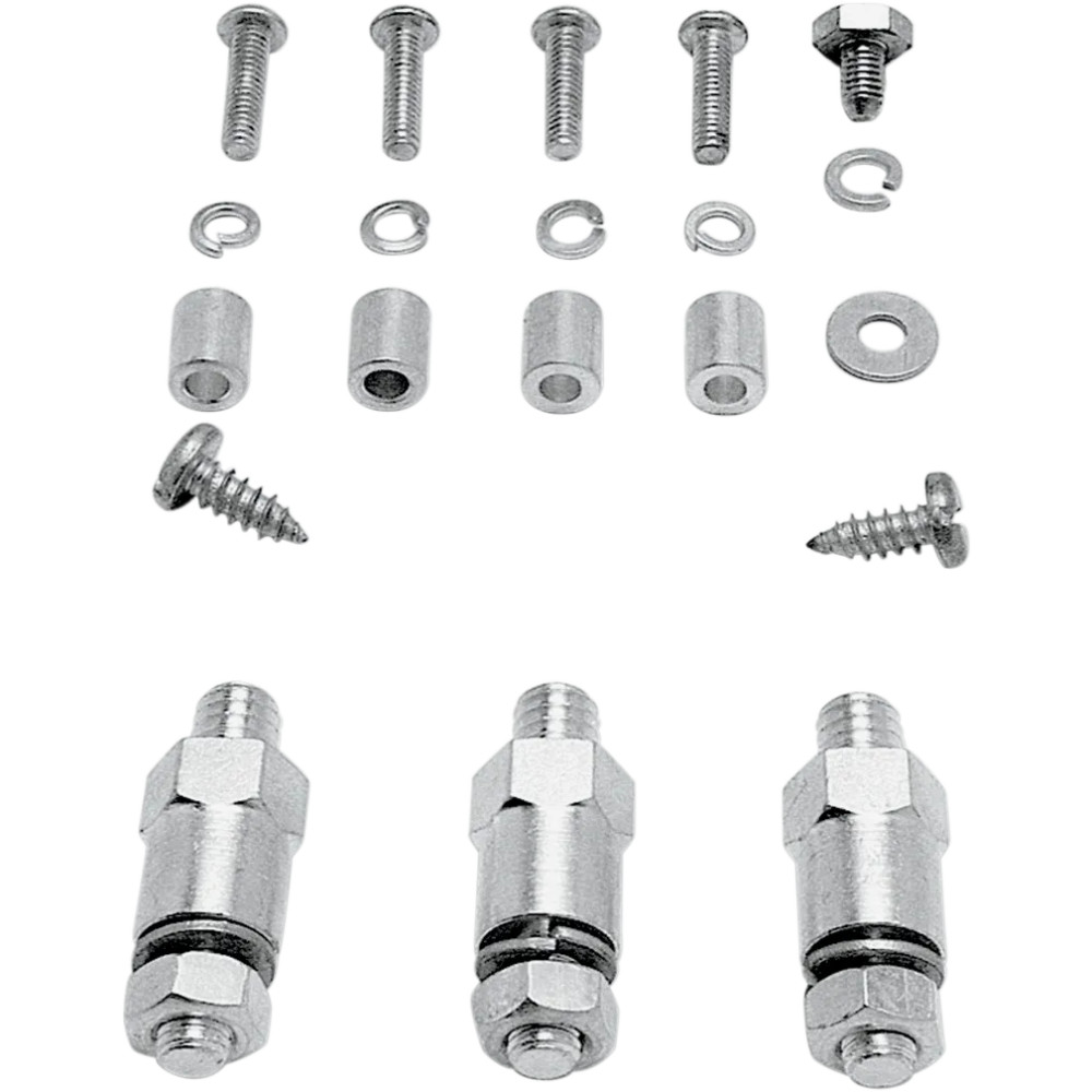 Dash Plate Mounting Kit — Silver, Dash Plate