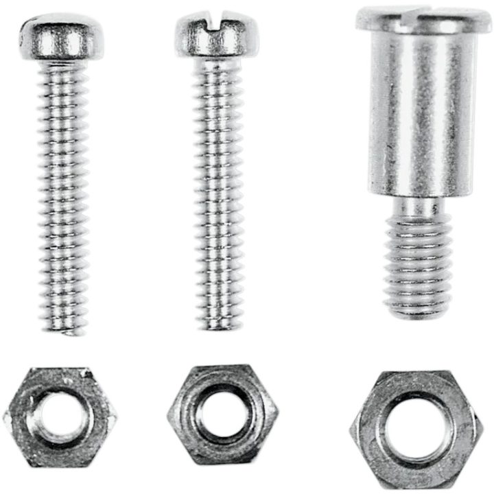 Kit de tornillos pivote para palanca de embrague y freno — tipo hombro (pivote), chapado en cadmio