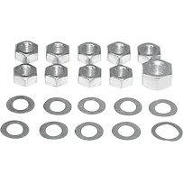 Transmission Side Cover/Clutch Arm Nut Kit — Cadmium plated