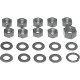 Juego de tuercas para tapa lateral de transmisión/brazo de embrague — tapa lateral de transmisión, brazo de embrague, plata parkerizada