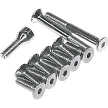 Transmission Top Cover Screw Kit — Chrome