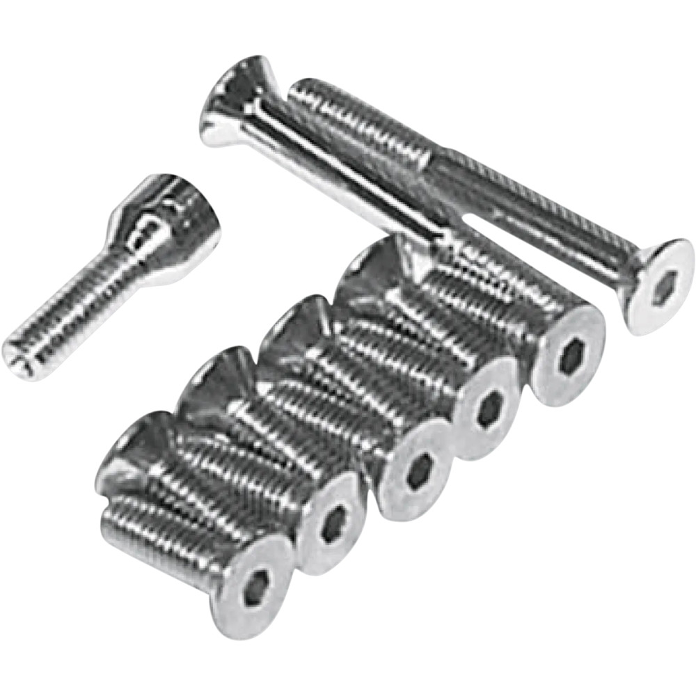 Transmission Top Cover Screw Kit — Chrome