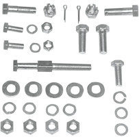Transmission Mount Hardware Kit — Cadmium plated, silver