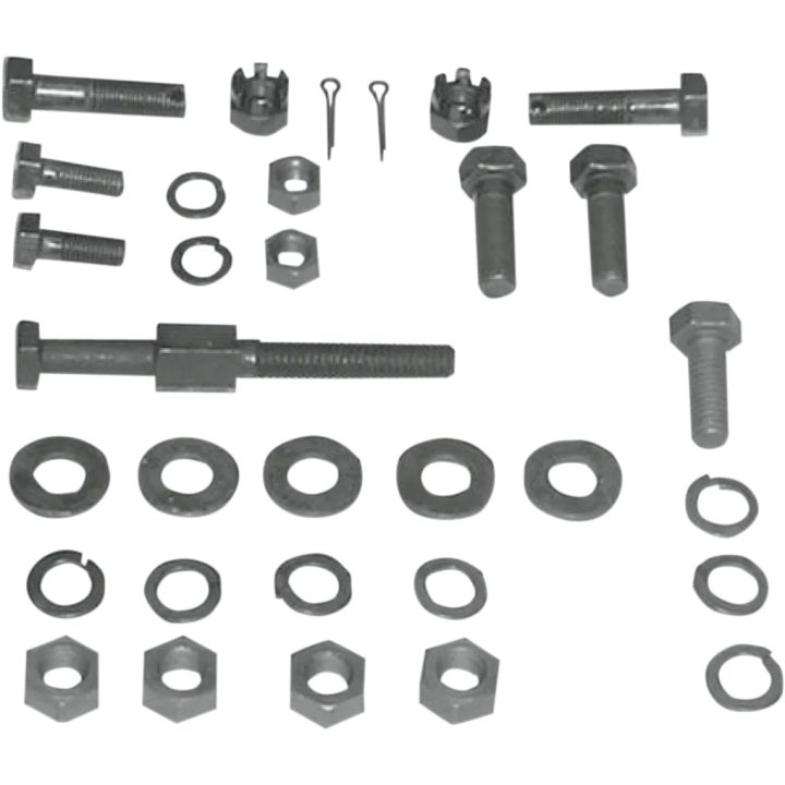 Kit de herrajes para soporte de transmisión — acabado parkerizado