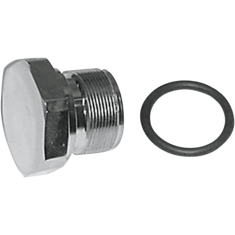 Upper Fork Tube Caps/Bolts — Upper mounting, Chrome