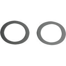 Fork Tube Bolt Washers — 25.00 mm (1.00") fork tube diameter, Chrome finish