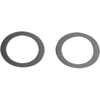 Fork Tube Bolt Washers — 25.00 mm (1.00") fork tube diameter, Chrome finish