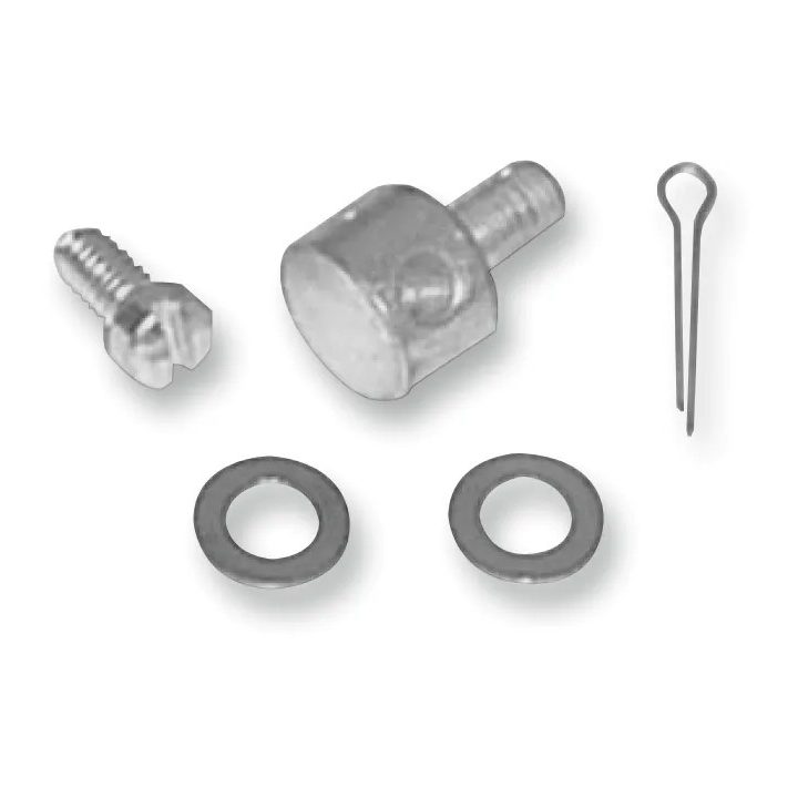 Kit de bloque de cable de la palanca del acelerador Linkert/Bendix — Recubierto de cadmio