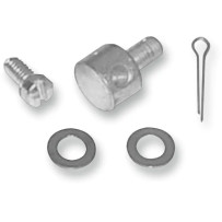 Linkert/Bendix Carburetor Throttle Lever Wire Block Kit — Cadmium plated