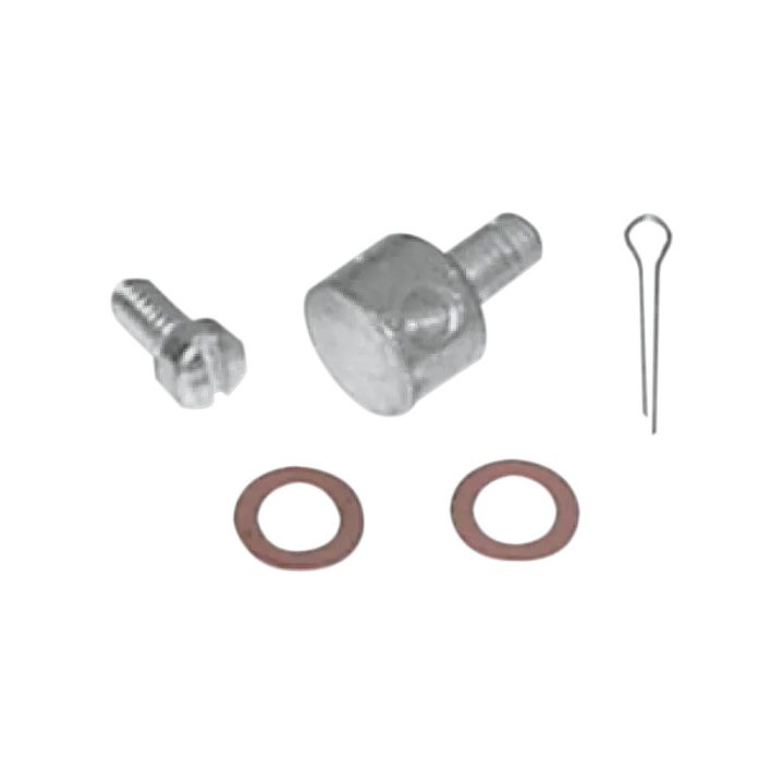 Kit de bloque de cable de palanca del acelerador para carburador Linkert/Bendix — Bañado en cadmio