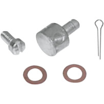 Linkert/Bendix Carburetor Throttle Lever Wire Block Kit — Cadmium plated