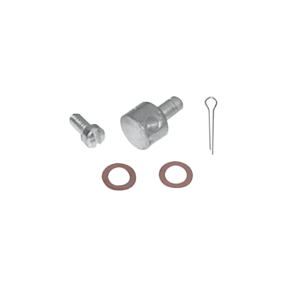 Linkert/Bendix Carburetor Throttle Lever Wire Block Kit — Cadmium plated