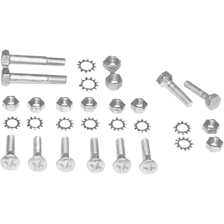 Kit de montaje para guardabarros trasero — 5/16"-24, 3/8"-24, chapado en cadmio