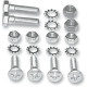 Kit de herrajes de montaje para guardabarros trasero — 5/16"-24, 3/8"-24, chapado en cadmio