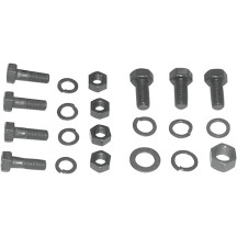 Jiffy Stand Foot Clutch Lever Bracket Mounting Kit — Foot Lever, Black