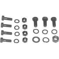 Jiffy Stand Foot Clutch Lever Bracket Mounting Kit — Foot Lever, Black