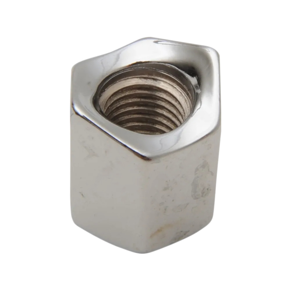 Rear Brake Rod and Cable Adjusting Nut — Hex nut, chrome