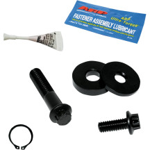 Cam and Pinion Shaft Kit — Stainless Steel, Black