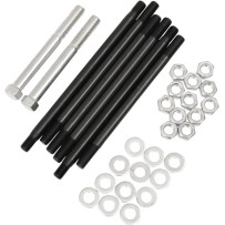 Motor Case Stud Kit — Black, Cadmium plated, Silver