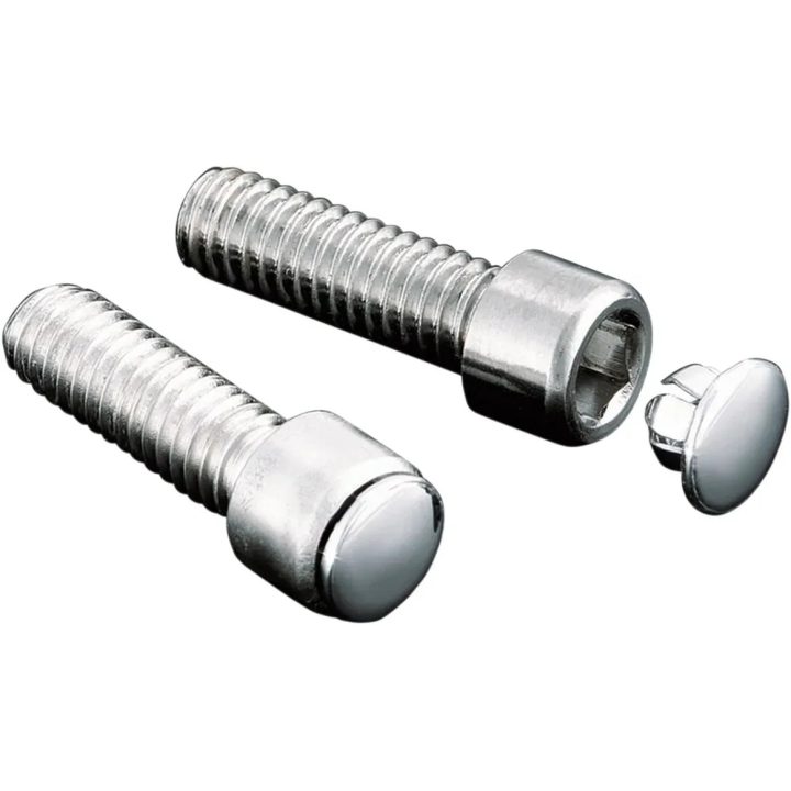 Tapón Final Custom Hot Spots™ — 1/4", para tornillos Allen, plateado