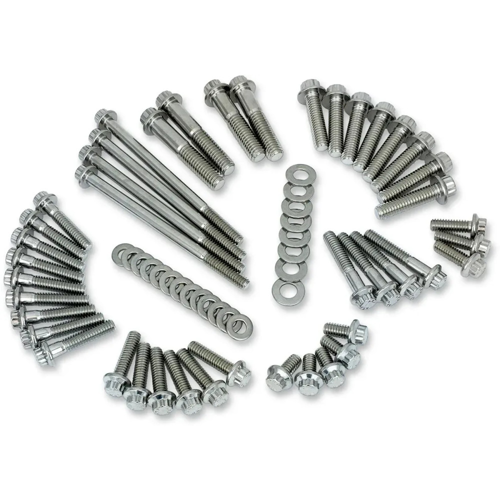 12-Point External Primary/Transmission Engine Fastener Kit — external primary, transmission