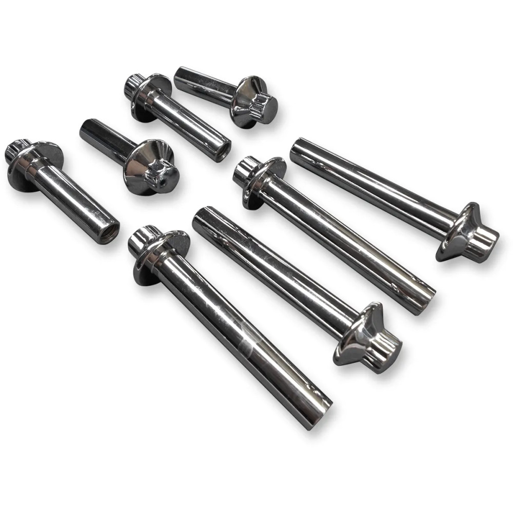 Head Bolt Set — 12-point, SAE, silver, zinc-plated