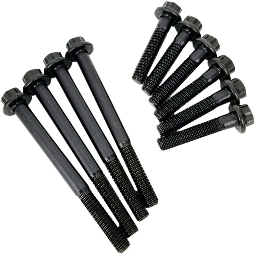 Cam Plate and Oil Pump Fastener Kit — 12-point flange, chromoly steel, black oxide