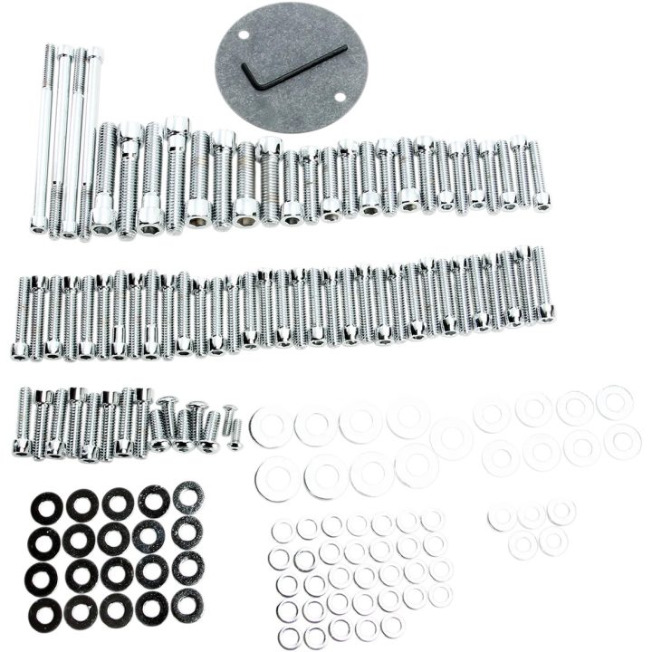 Conjuntos de motor Big Twin — Cromo, Plata
