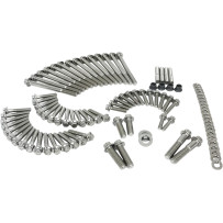 12-Point External Engine Fastener Kit — Stainless Steel, Silver