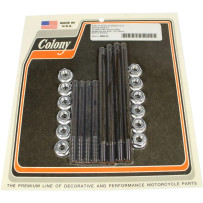 Motor Mount Bolt Kit — Silver, zinc finish