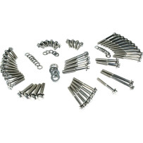 12-Point External Primary/Transmission Engine Fastener Kit — Silver